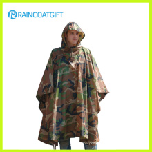 Durable Army Camouflage Rain Poncho Rpy-019